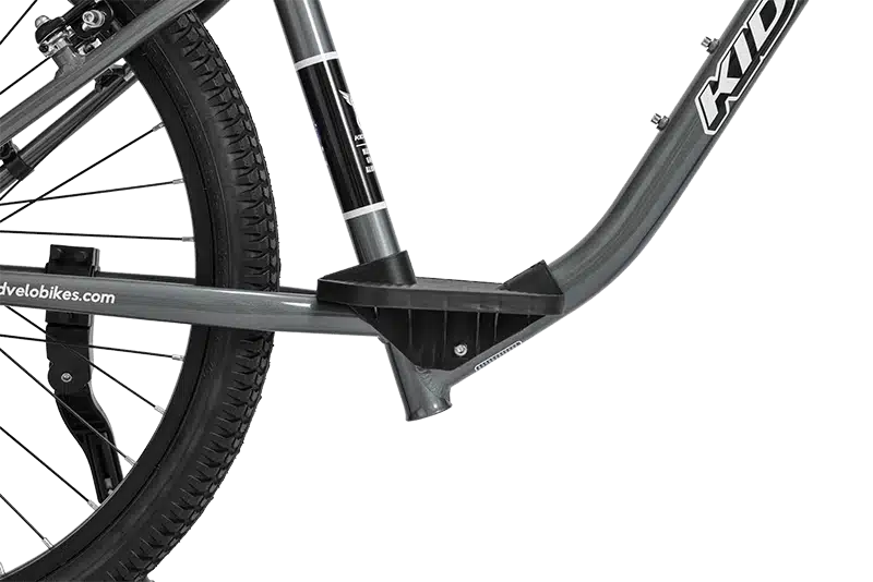 Close-up of built-in Integrated Footrests of 24″ Balance Bike