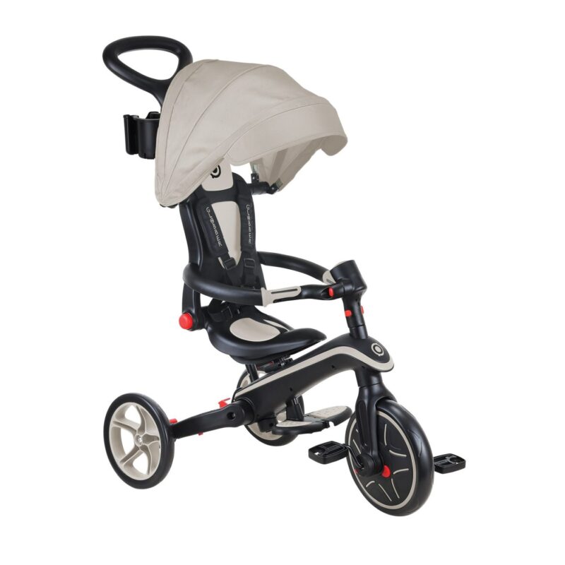 Globber explorer tricycle foldable 4 in1 trike-Taupe colour