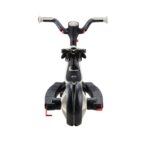 Back foldded view of Globber explorer tricycle foldable 4 in1 trike-Taupe colour