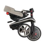 Globber explorer 4 in 1 foldable tricycle folded into compact storage position_Taupe colour