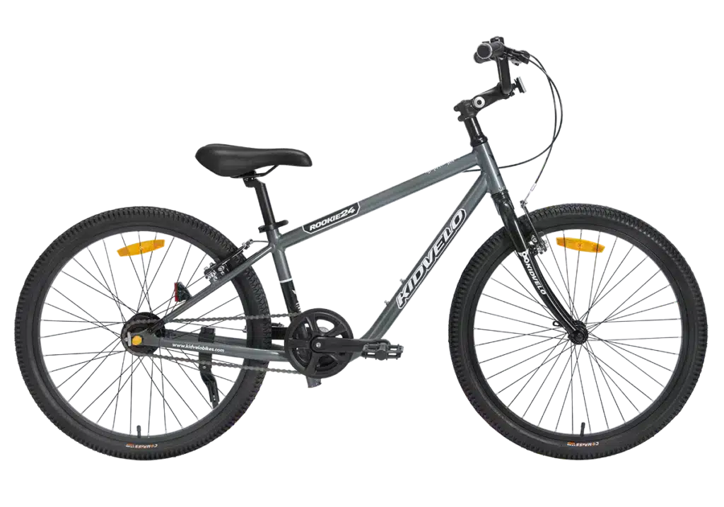 Rookie 24 inch Convertible Balance Bike with Add-on Pedals in Galaxy Grey