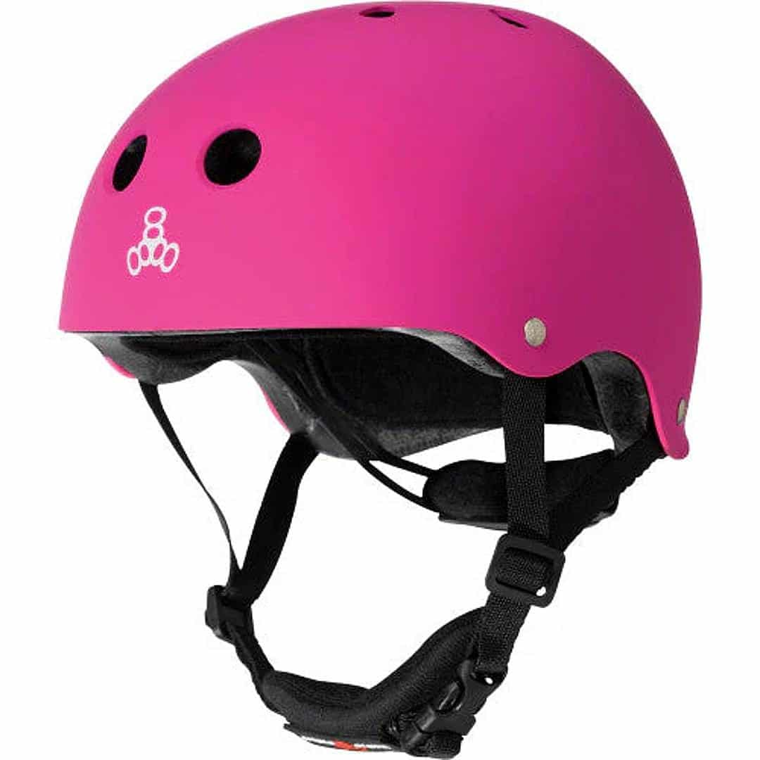 Triple-8-Lil-8-Kids-Helmet-Neon-Pink-Rubber