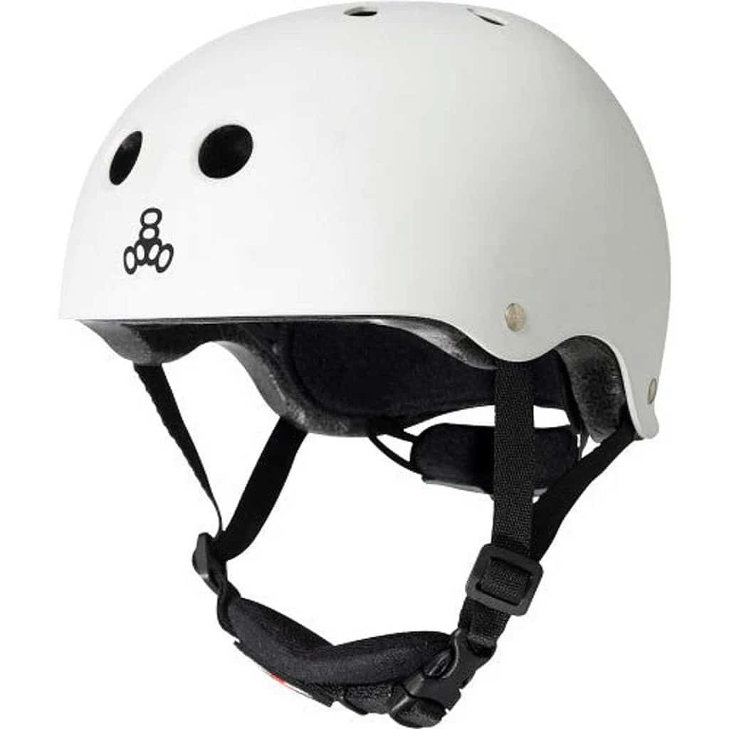 Triple 8 Lil 8 Dual Certified Youth Helmet White in Australia