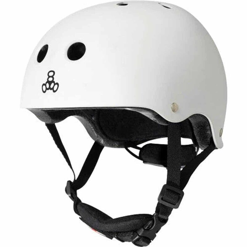 Triple 8 Lil 8 Dual Certified Youth Helmet White in Australia