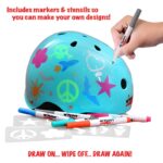 Triple 8 Wipeout Dry Erase Youth Helmet Teal