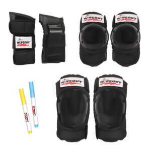 Triple-8-Wipeout-Kids-Protction-Pads-Black-Hero