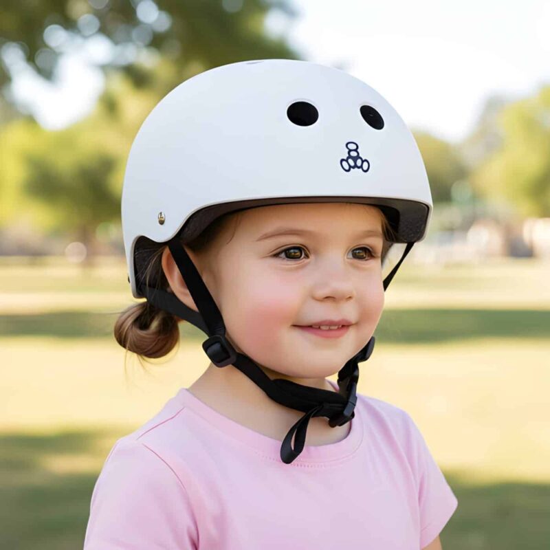 Triple8-lil-8 Kids-Helmet-White-hero