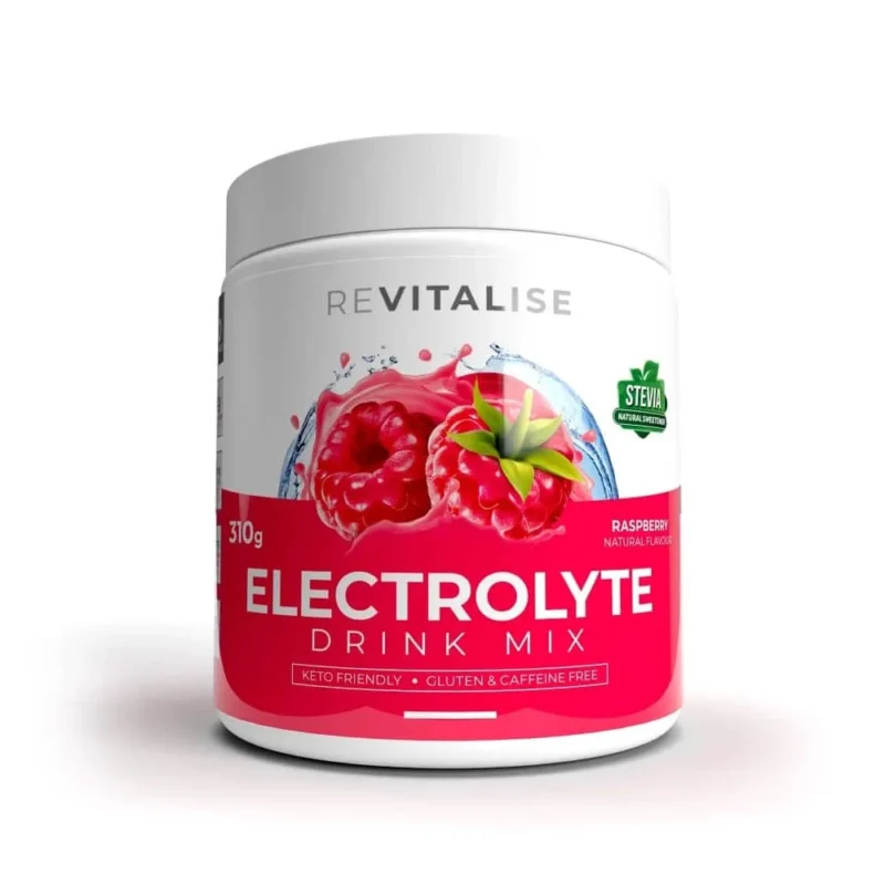 ReVitalise Zero Sugar Electrolyte Drink Mix - Raspberry Flavor - 90 Servings