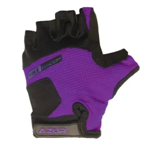 Kids Bike Gloves in Purple & Black Colour