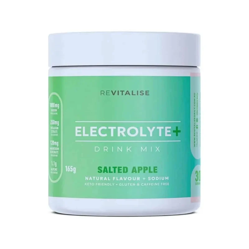 Revitalise Sodium + Zero Sugar Electrolytes - Salted Apple Flavor - 30 Servings