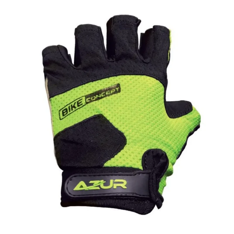 Kids-Bike-Gloves-Lime-Green-Youth-Size-Xchange-Sports-Australia.webp.webp Azur Kids Bike Gloves Yellow/Black