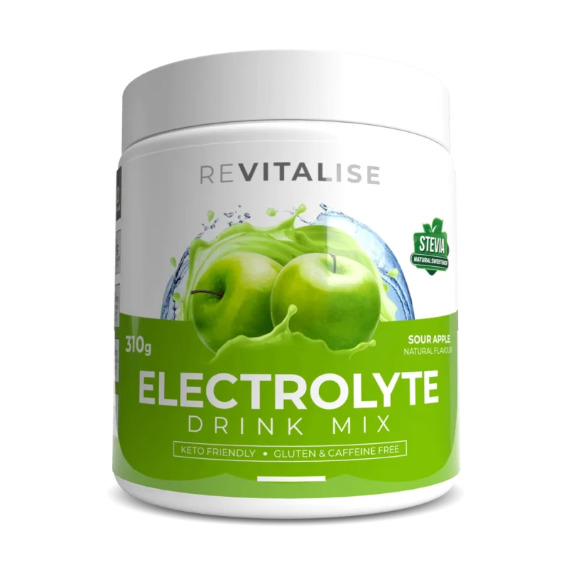 Revitalise Zero Sugar Electrolyte Drink Mix 310g _ Sour Apple Flavor