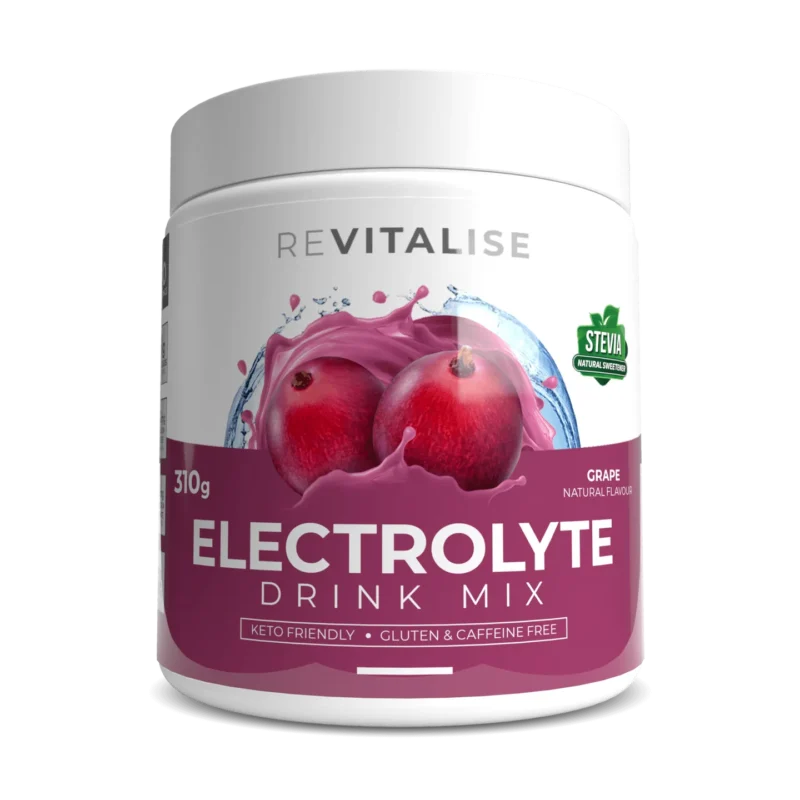 Revitalise Zero Sugar Electrolyte Drink Mix 310g _ Grape Flavour