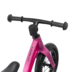 Close-up of a Airo 12 inch Balance Bike Handlebars_Flamingo Pink colour