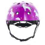 Front view of Unicorn Kids Helmet