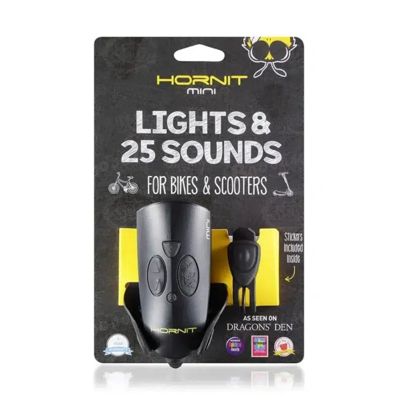 Packaging of Black Horn & Light for Kids